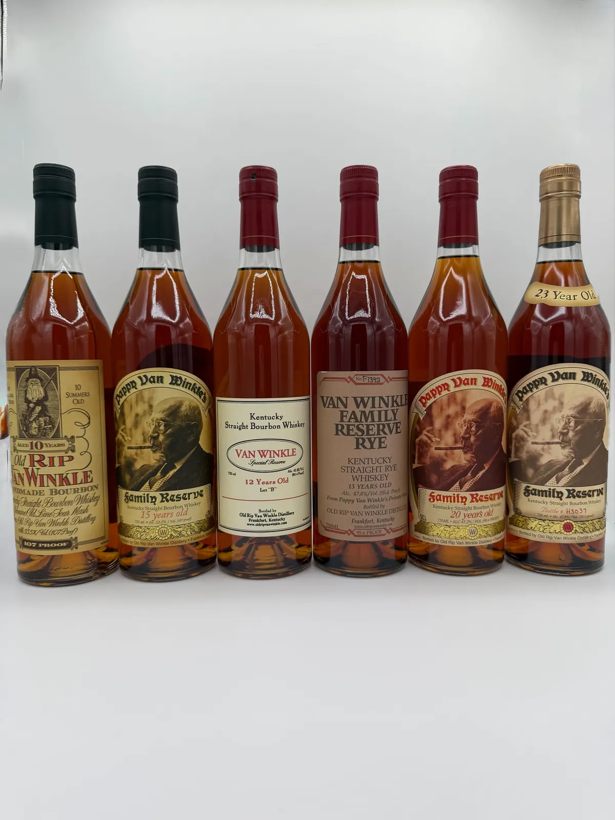 Van Winkle vertical: six bottles, one call