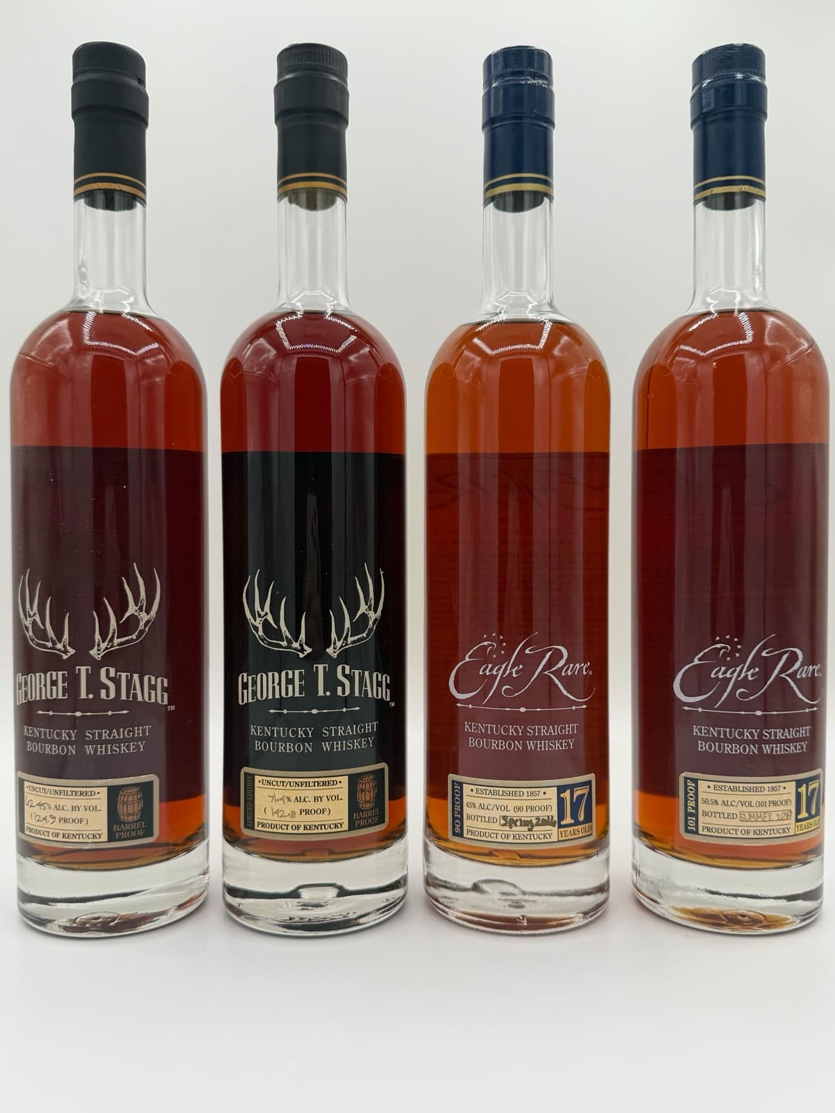 George T. Stagg and Eagle Rare 17 bottles from the Buffalo Trace Antique Collection