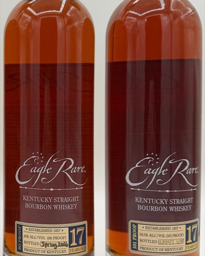 Two Eagle Rare 17 Year bottles