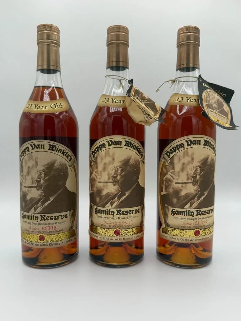 Three Pappy Van Winkle's Family Reserve 23 Year